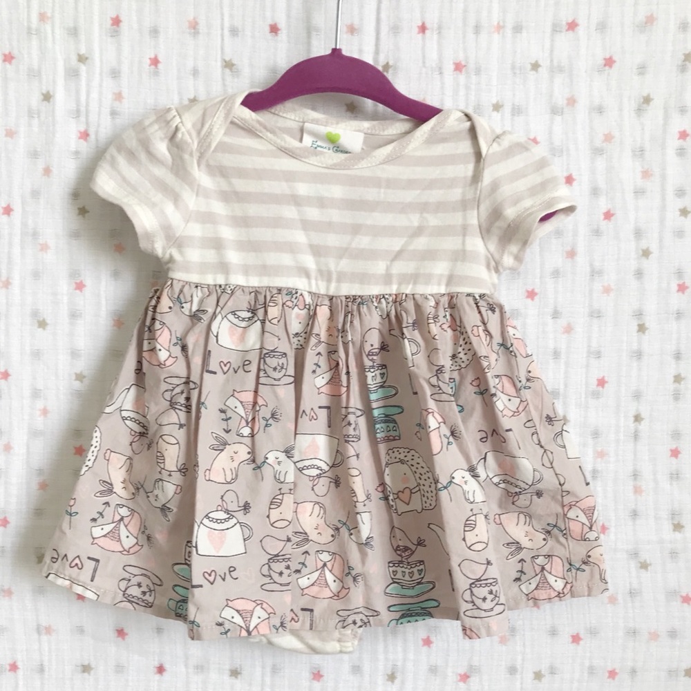 Baby Girls cute animal’s one piece dress